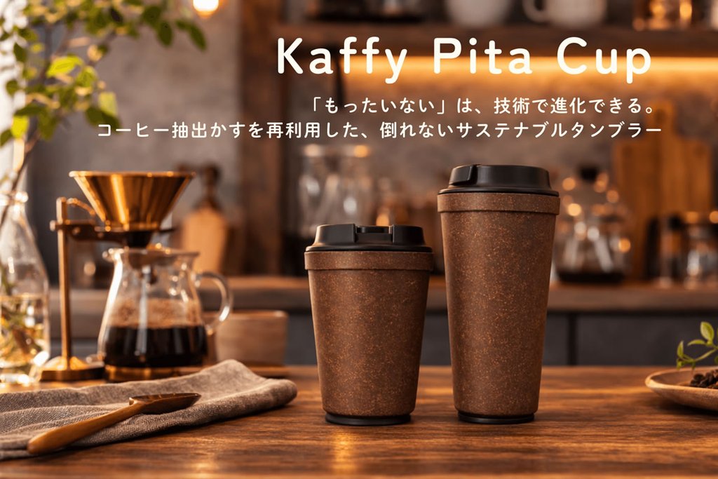 「Kaffy Pita Cup」のクラウドファンディングをCAMPFIREにて開始